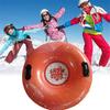 Ski Circle Inflatable Cold Resistant Leakproof Thick Great Load Bearing Snow Sled Toboggan Snow Toy Kids Adults Heavy Duty Snow Tube