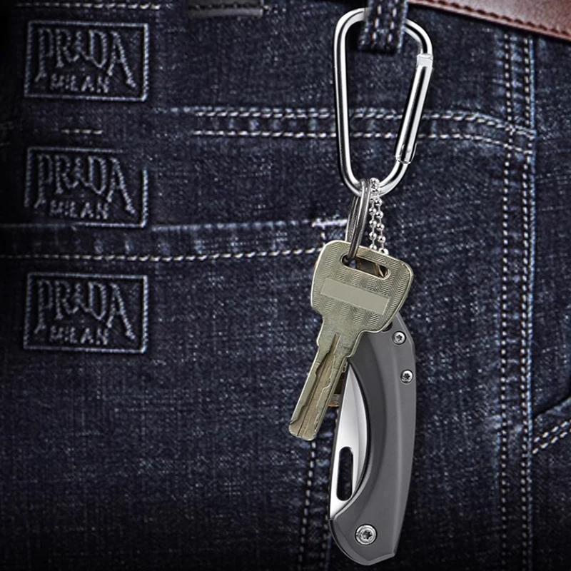 Носите с собой складной нож для кемпинга на открытом воздухе, чтобы было удобно носить его с собой, карманный нож, мини-нож для чистки овощей, бытовой нож для чистки овощей