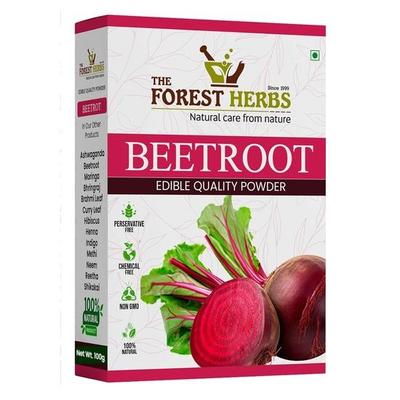 The Forest Herbs Натуральный уход от природы 100% чистый порошок свеклы 100 г для лица | губ | волос | для сияющей и блестящей кожи маска для лица
