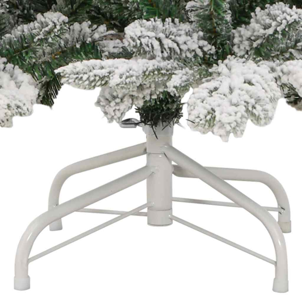 Artificial Christmas Tree Foldable Snow Flocked 180 cm