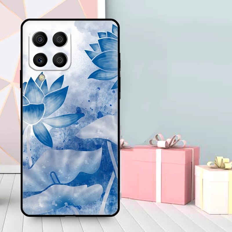 Чехол Цветок Лотоса для Samsung Galaxy M56 M52 M32 M53 M16 M11 M21 M31 M35 M12 M13 M14 M15 M36 M55 M34 M54