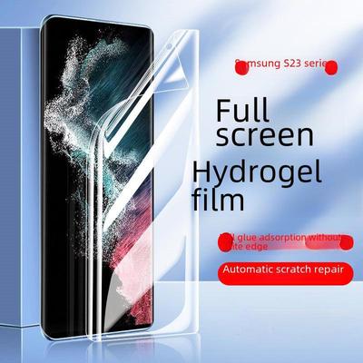 Гидрогелевая пленка S23 Ultra, S24, S23 Plus — мягкая, полноэкранная, с функцией автоматического восстановления для моделей Samsung
