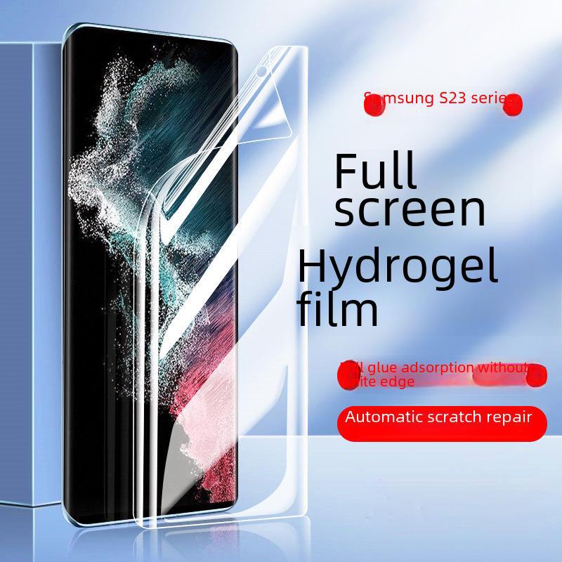 Гидрогелевая пленка S23 Ultra, S24, S23 Plus — мягкая, полноэкранная, с функцией автоматического восстановления для моделей Samsung