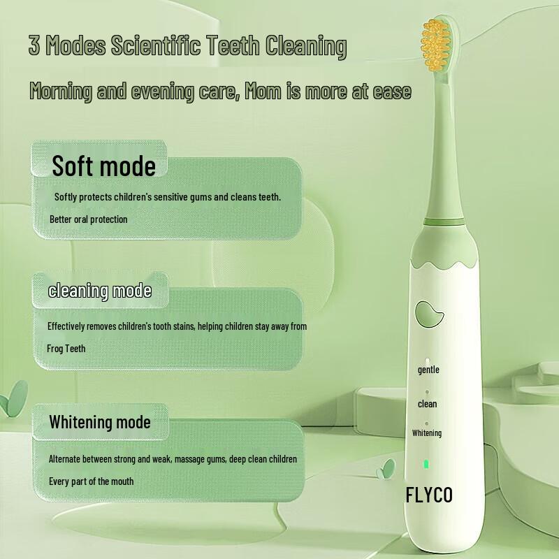 FLYCO FT7110 Rechargeable Children's Sonic Electric Toothbrush