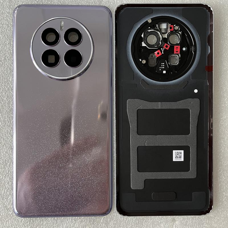 Для Mate 50 новая задняя крышка из закаленного стекла для HW Mate 50 задняя крышка батарейного отсека + рамка камеры + крышка вспышки