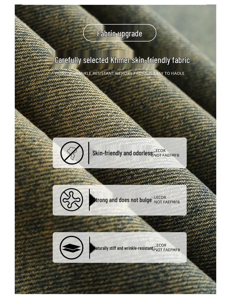 Autumn 2024 Slimming Straight-Leg Jeans for Women – American Hot Girl Nano Wash Wide-Leg Style