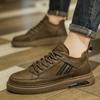 Модные мужские ботинки для отдыха на открытом воздухе Зимние высокие кожаные туфли Модная обувь Модные ботильоны Деловая повседневная обувь Мужские кроссовки