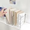 Portable Acrylic Book Stand Transparent Free Combination Bookshelf U-Shaped Book Folder Desk Storage Rack Home Office