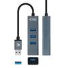 Hub USB 4 Ports - NANOCABLE - 10.16.4402 - USB 3.0 - Gris - Installation simple