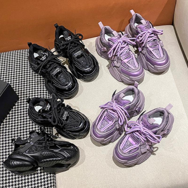 Женские осенне-зимние кроссовки на мягкой подошве в стиле «папины кроссовки», легкие, на толстой подошве, увеличивающие рост, повседневные спортивные кроссовки