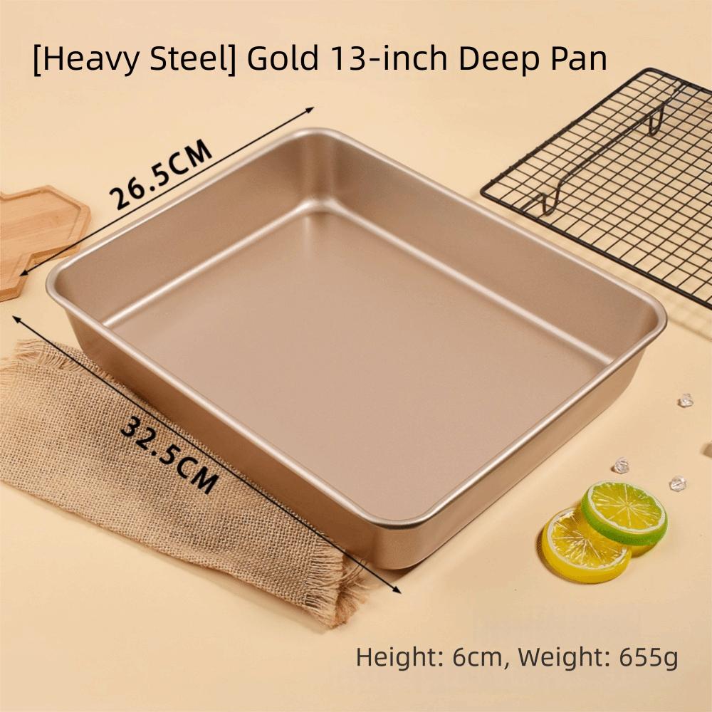 Non-Stick Square Baking Pan Multisize Bakeware Tools Easy Cleaning Cake Mold Tray Cake Baking