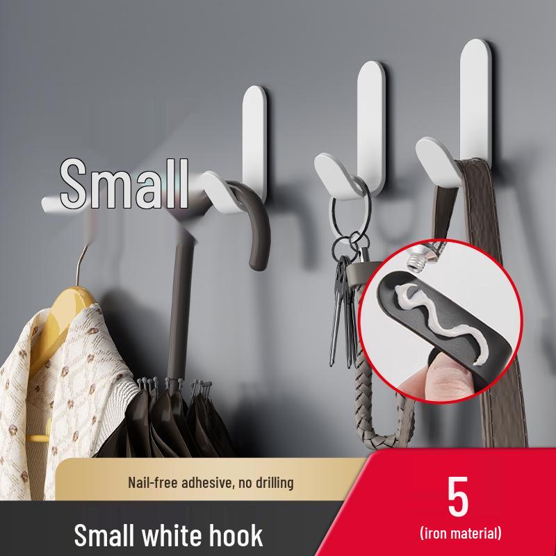 Клейкий металлический крючок для одежды и шляп для ванной комнаты и дверей