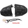 New Steering Wheel Button Cruise Control Volume Switch With Red line For KIA K2 RIO 2017 2018 2019 RIO 4 X LINE Picanto 3