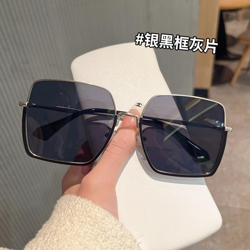 New Style Women Sun Glasses Semi-Rimless Big Size Uv Protection Woman Sunglasses European American Sunglasses Men