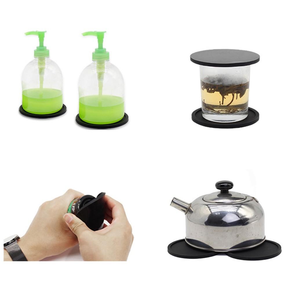 Коврик для чашки, силиконовая изоляционная подставка, нескользящая круглая подставка