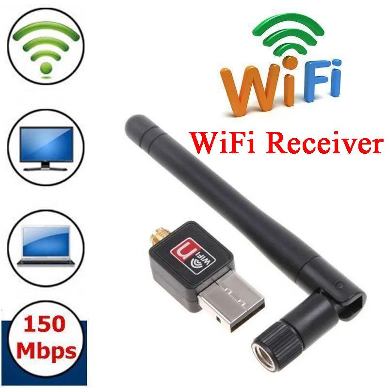 WiFi USB Adapter 150mbps Wifi Antenna 802.11n Long Distance USB WiFi Receiver Ethernet Network Card