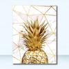Painting Quote Marble Decorative Pictures for Living Room Golden Pineapple Wall Art Canvas S Prints Motivational