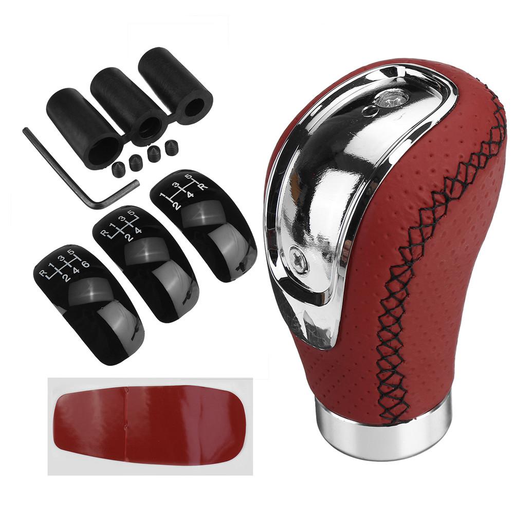 5/6 скоростей, универсальная сменная ручная ручка из искусственной кожи, автомобильная ручка переключения передач, модифицированная ручка переключения передач, ручка переключения передач