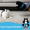 Cat Puppet Wrestler Wrestling Glove Hand Finger Story Puppet Soft Plush Cat Wrestle Toy Animal Hand Glove Interactive Play Toys