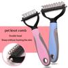 Stainless Steel Pet Comb Professional Pet Deshedding Brush Cat Comb Brushes Dog Trimmer Comb  Puppy