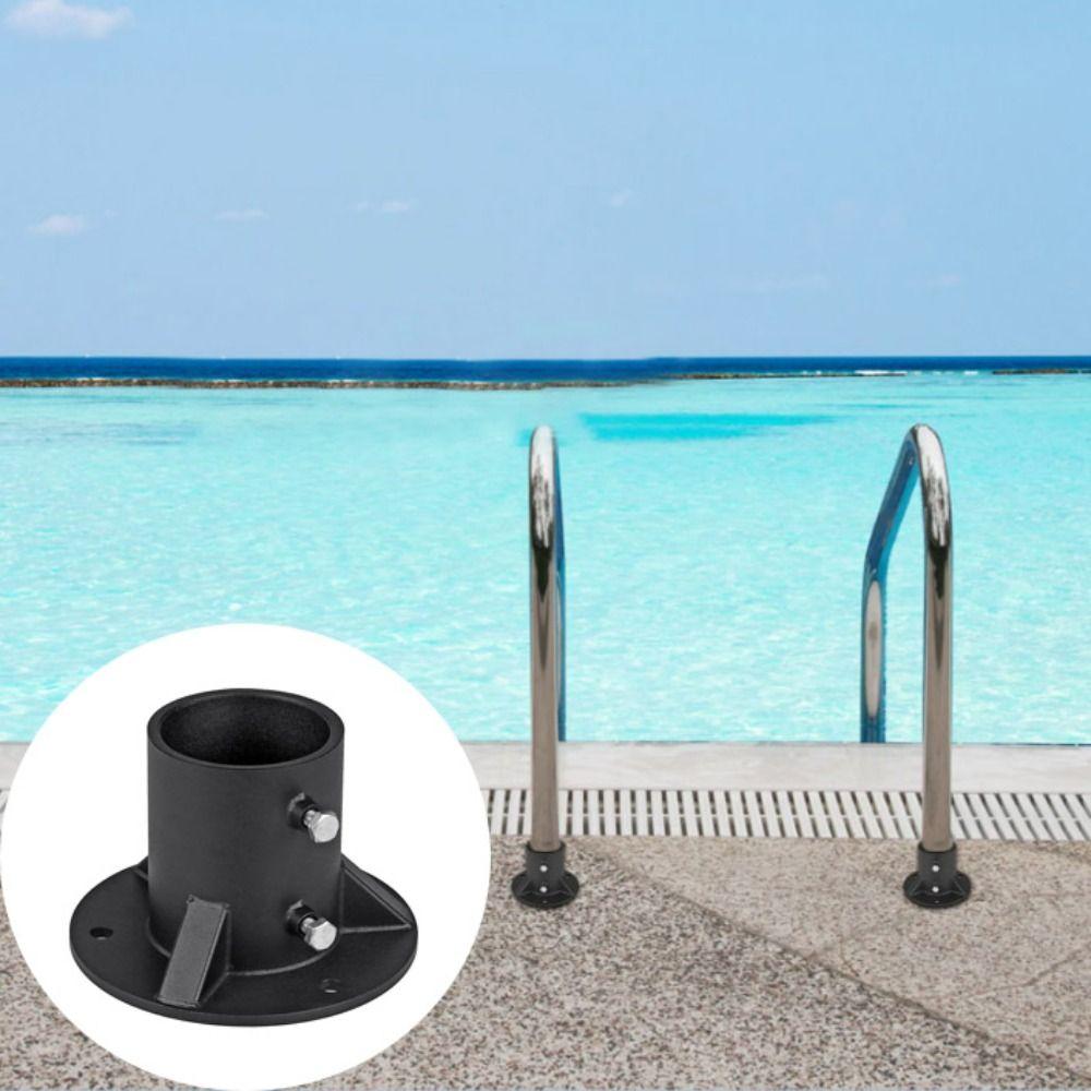 Floor Flange Flange Base With Screws Post Mount Wood Post Brackets  Railing Installation