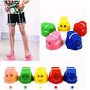 Детские ходули для прыжков на ногах, оборудование для тренировки баланса, игры на координацию, ходули для прыжков с улыбкой