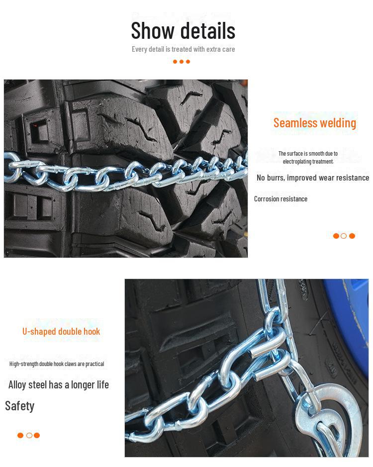 Противоскользящие цепи для зимних шин Off-Road Wrangler
