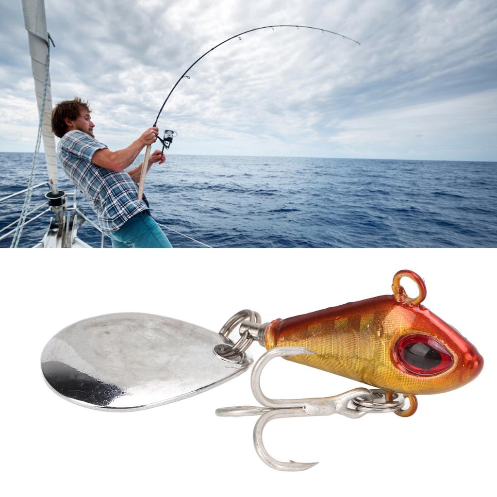 Рыболовная VIB Metal Mini Lures 5g Искусственная жесткая поддельная приманка VIB Spoon Long Throw Fishing LureGolden