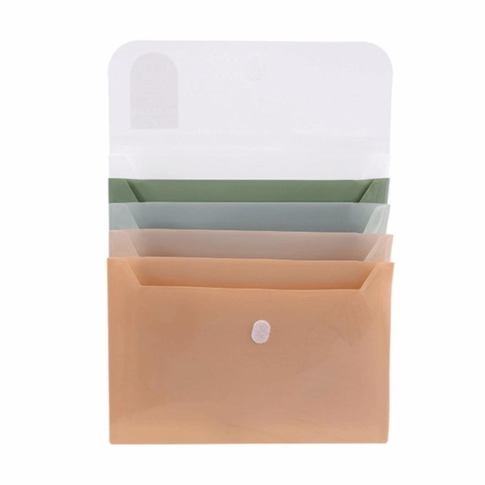 Waterproof Portable Documents Bag 5 Layers Plastic File Organizer Travel