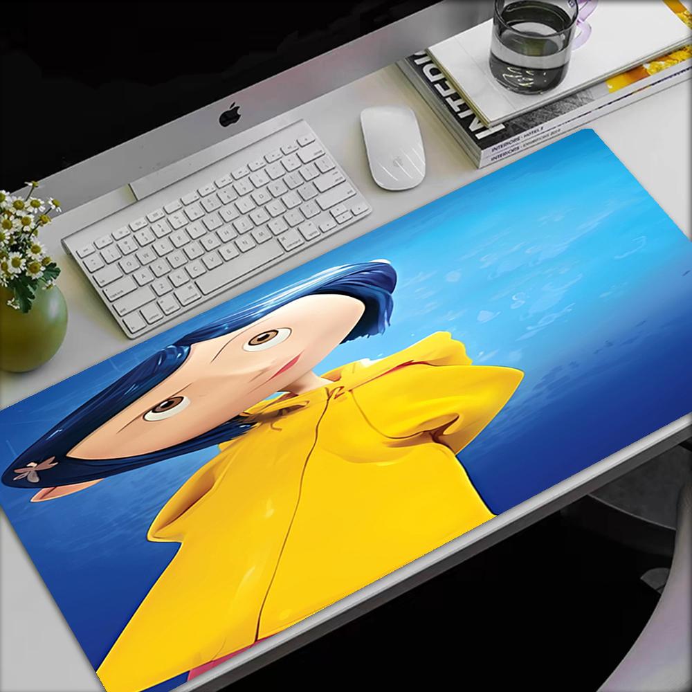 Coraline Theme Mouse Pad, Non Slip Rubber Base, Multifunctional Office & Home Decor, Perfect for Workspace Personalization.