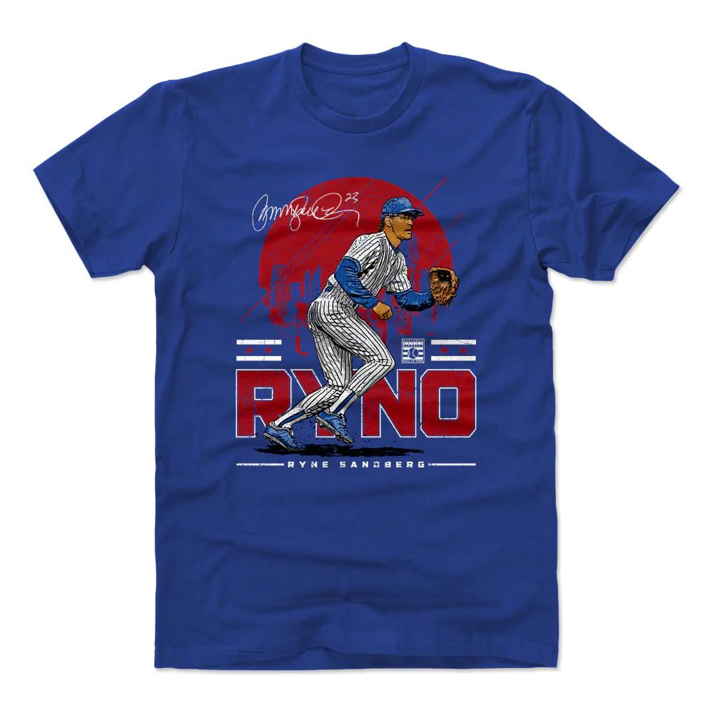 New Ryne Sandberg Star Signed Cotton Blue S-5XL T Shirt MC746