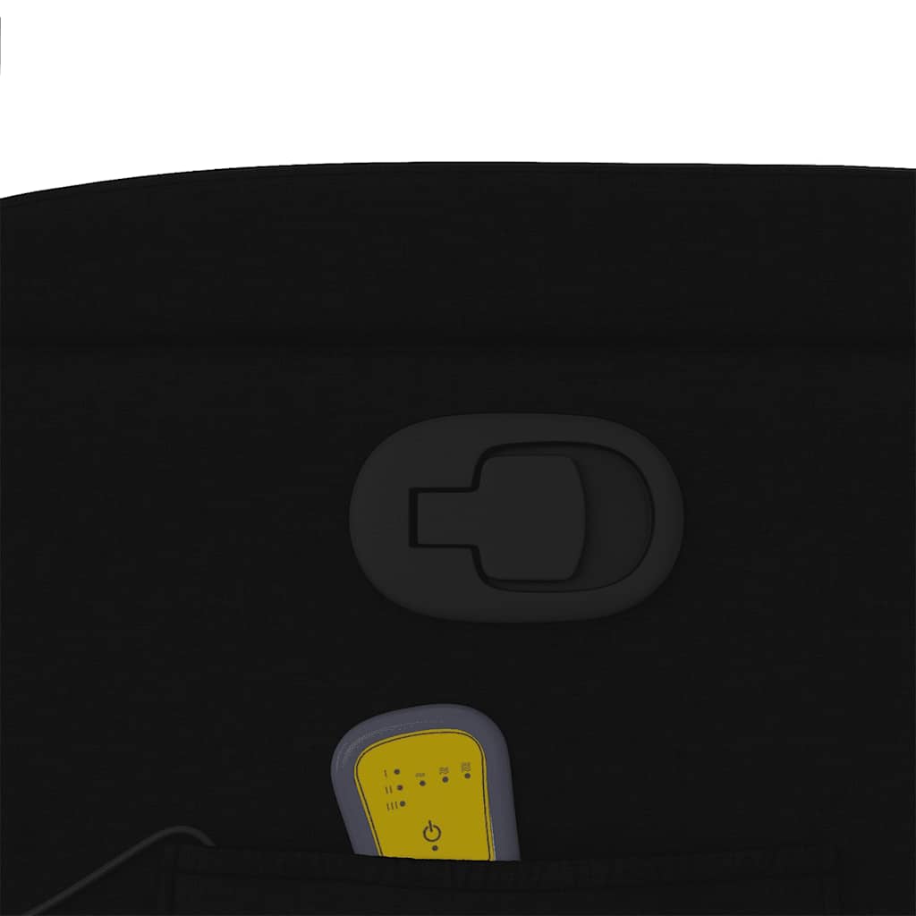 Massage Chair Black Fabric