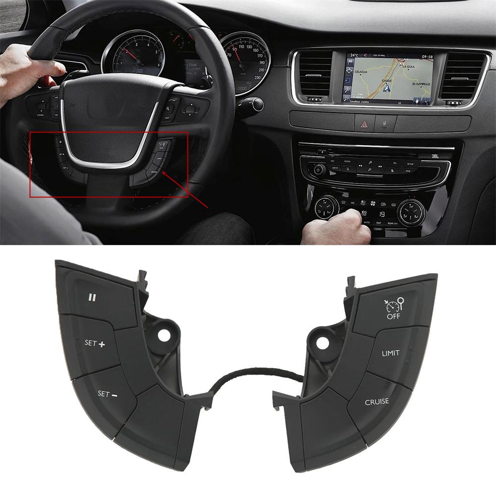 Steering Wheel Cruise Control Switch Button 96779763ZE For Peugeot 508SW 2011‑18