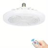 Ceiling Fans With Remote Control and Light LED Lamp Fan E27 Converter Base Smart Silent Ceiling Fans For Bedroom Living Room