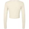 Bella + Canvas Womens/Ladies Micro-Rib Long-Sleeved T-Shirt