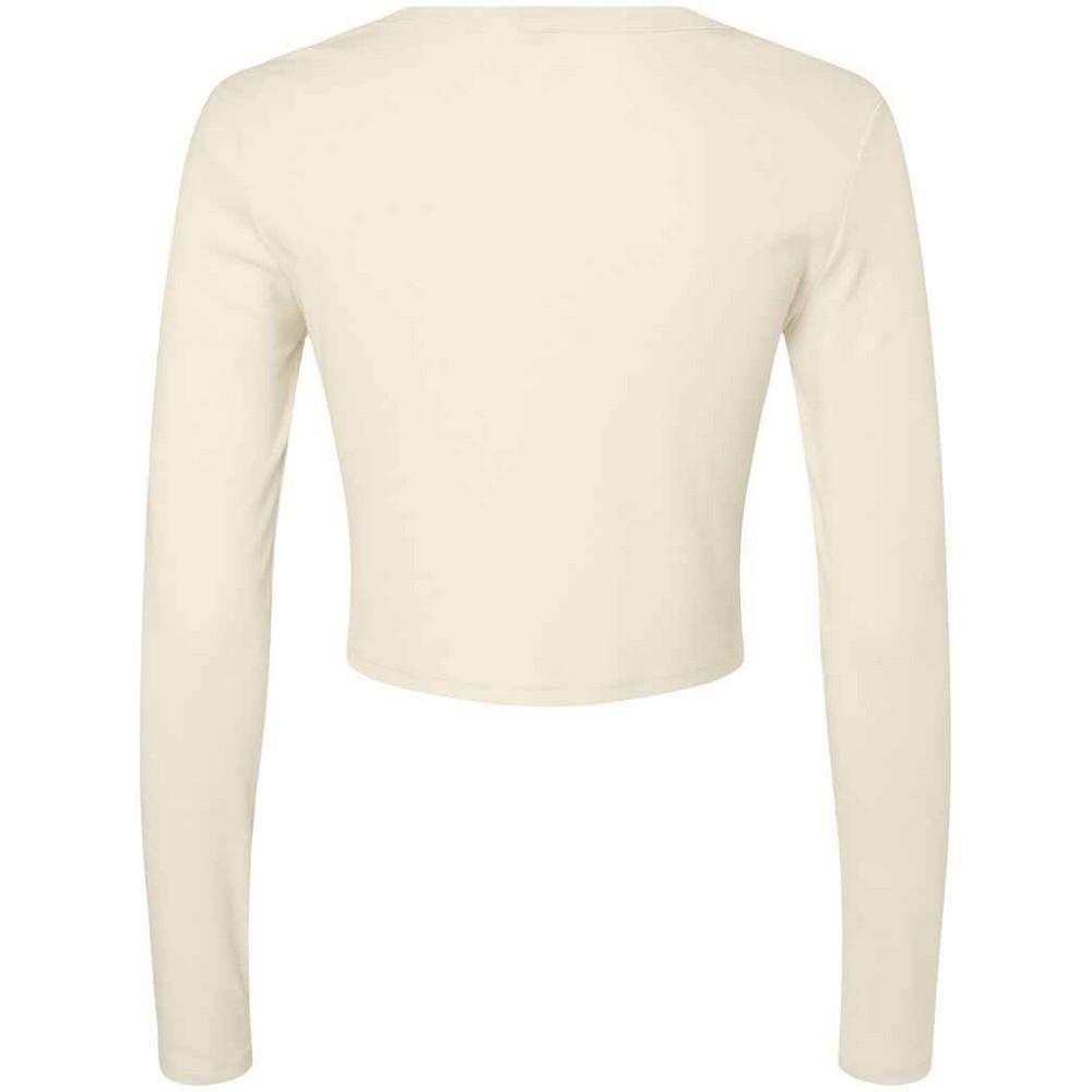 Bella + Canvas Womens/Ladies Micro-Rib Long-Sleeved T-Shirt