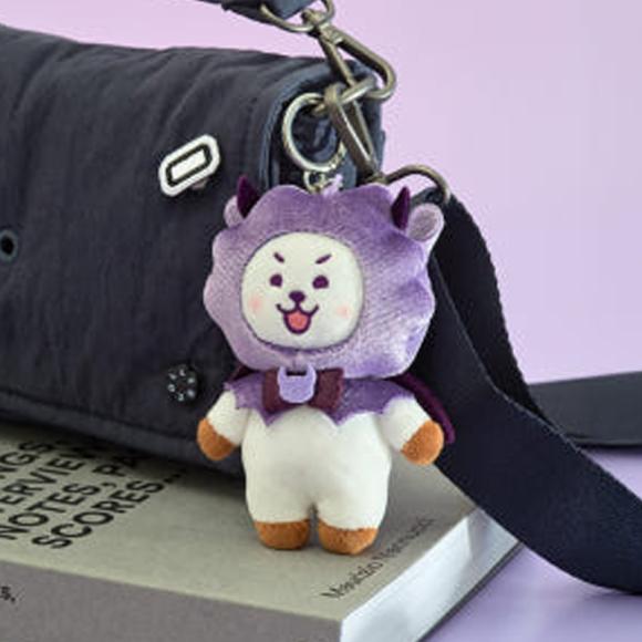 BT21 Брелок для ключей Angel and Villain Villain с плюшевой куклой (7 вариантов)