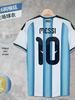 Аргентина 2026 Домашняя футболка №. 10 Месси Энцо Фан Edition Чемпионат мира Короткий рукав Футбольная футболка