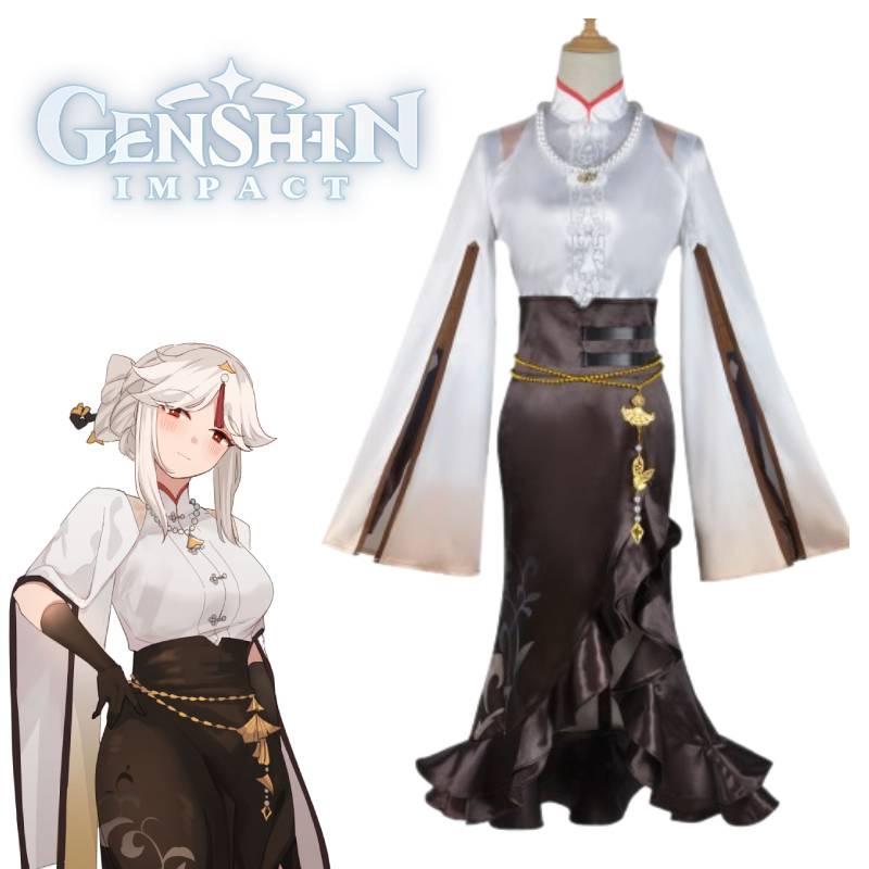 Косплей-костюм Genshin Impact из полиэстера для игровых мероприятий