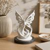 Minimalist Butterfly Sculpture Hollow Desktop Art Ornament Modern Twist Butterfly Statue  Gift