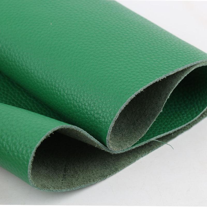 Emerald green genuine leather top layer cowhide leather 1.5mm sofa furniture seats bed scalp handmade DIY leather bag leather go