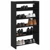 VidaXL Shoe Rack Black 60x25x100 Cm Engineered Wood, Shoe Storage, Storage Cabinet of 859870