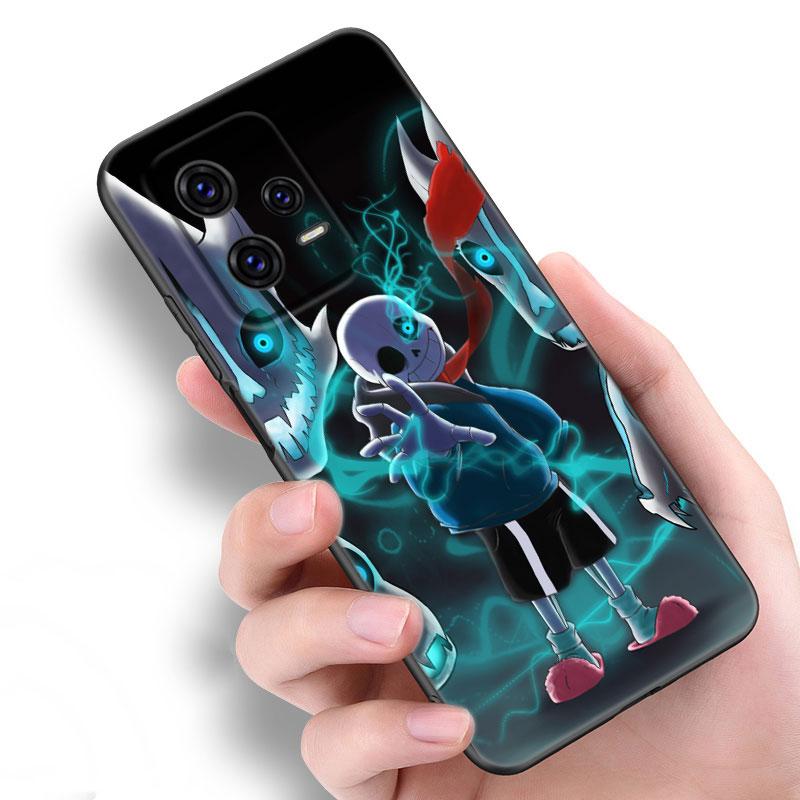 Undertale Sans Doggo Black Silicone Phone Case For Xiaomi Redmi Note 10 11 11S 12 13 4G 8 9 11T Pro 5G Plus 8T 9S 10S 12S