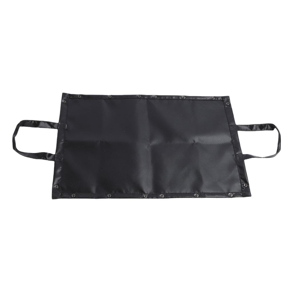 Подкладка под гриль с ручкой, стекловолокно, силикон, расширяемая, огнеупорная, подкладка для гриля, сумка для переноски дров