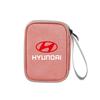 Auto Logo Car Key Driver's License Earphone USB Storage Bag Waterproof Organizer For HYUNDAI i20 i30 Tucson i10 ix35 GDI Genesis bf9