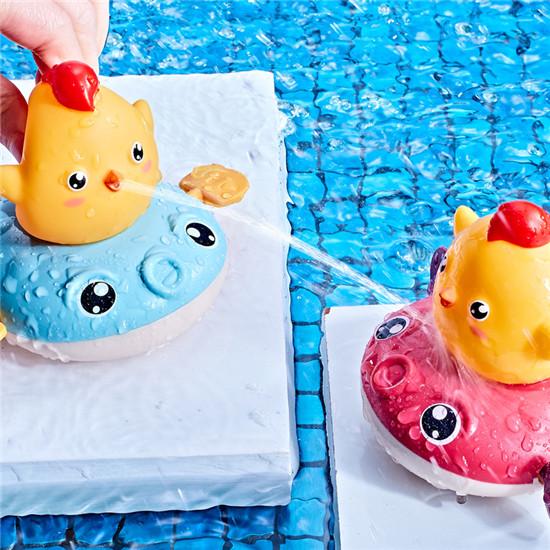 Swimming Spray Water Play Toys Water Temperature Measuring Childrens Bath Pull Cord Bathroom Cute Toys