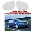 Side Rearview Mirror Glass Heater Anti-fog Defrosting Door Heated Wing Mirror Sheet For VW Golf GTI Jetta MK5