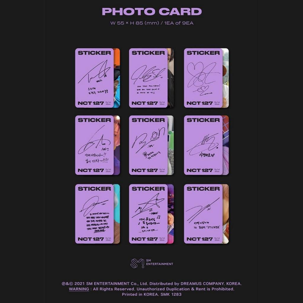 NCT127 - Наклейка (Наклейка Вер.)