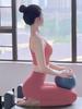 Женский спортивный топ Gan Yoga с чашечками – Стильный дизайн без спинки для бега, фитнеса и пилатеса.