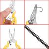 With Lanyard Plastic Handle Bait Line Cutter Fishing Pliers Hook Removers Stainless Steel Scissor